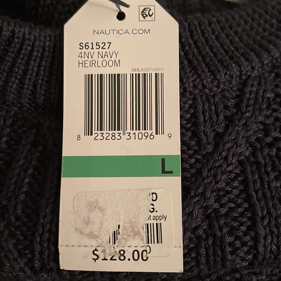 NWT, Nautica Sweater, size L - Picture 6 of 6